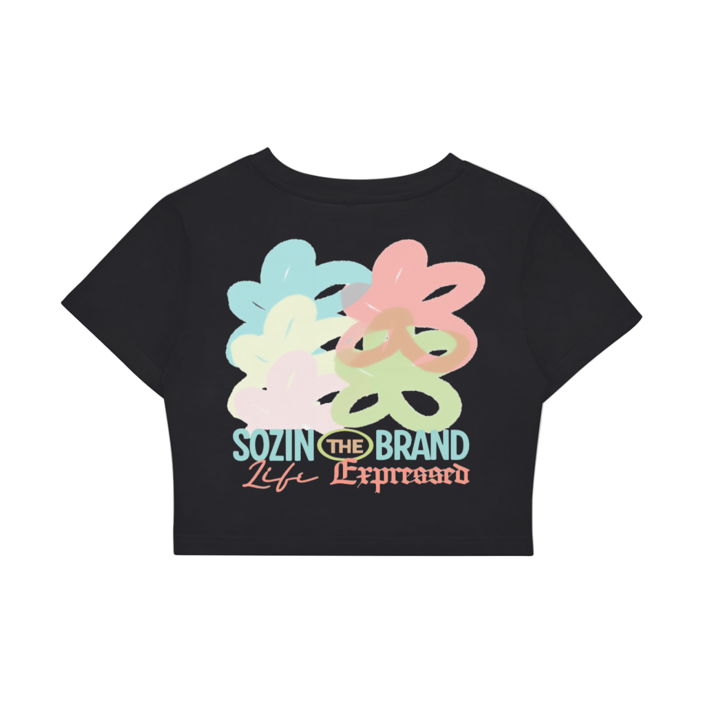 'YOUR FLOWERS' CROP TEE