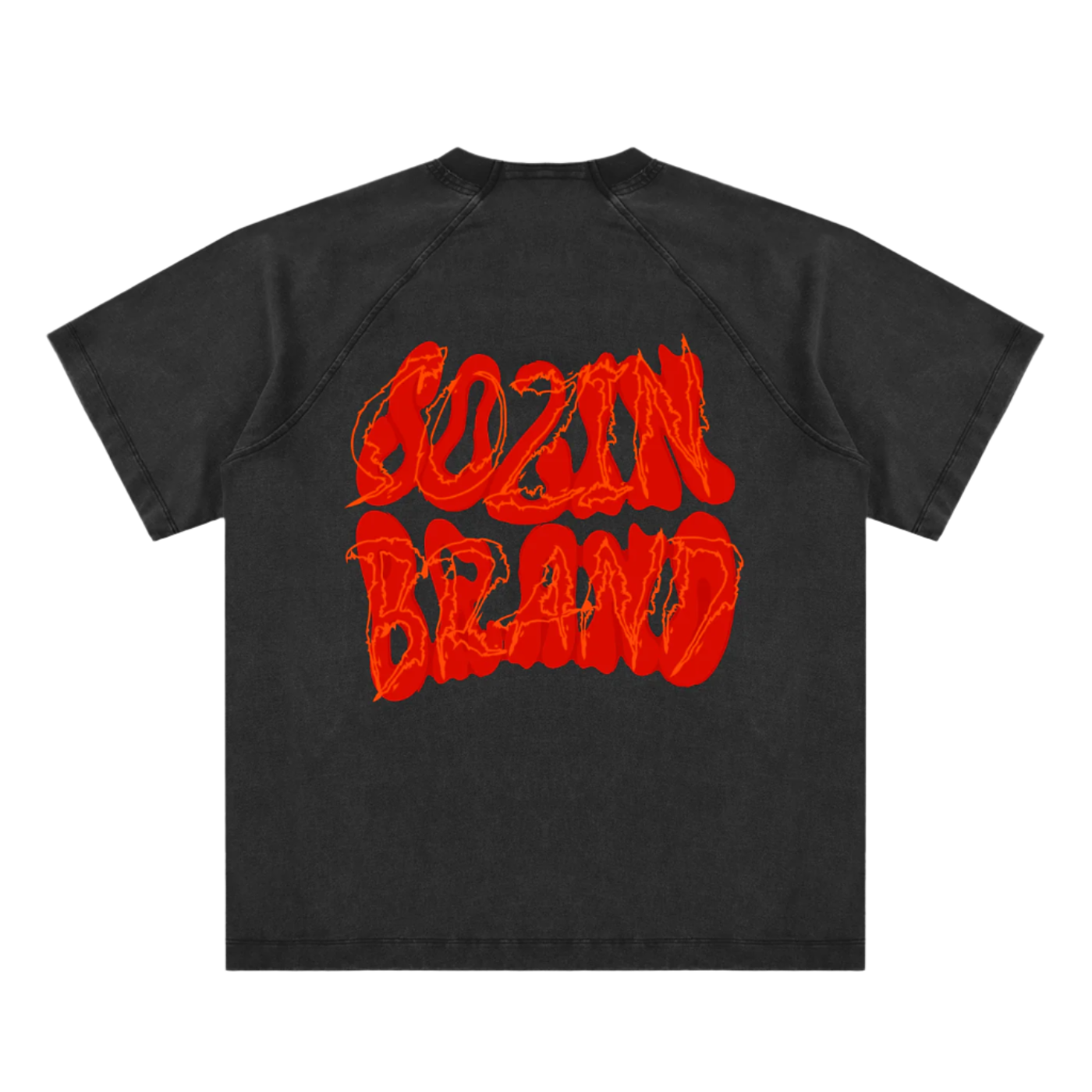 SOZIN BRAND Vintage Raglan Cotton Tee