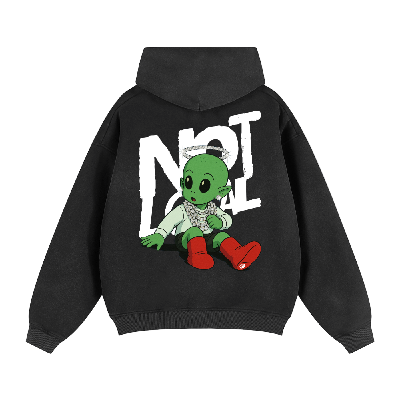'NOT LOCAL' STARFADE DOUBLE-ZIP HOODIE