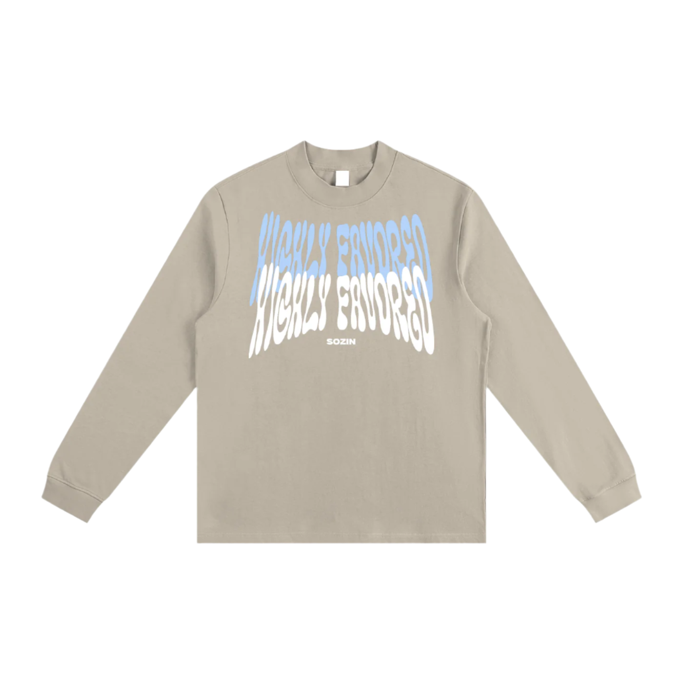 "HIGHLY FAVORED" Mock Neck Sweatshirt