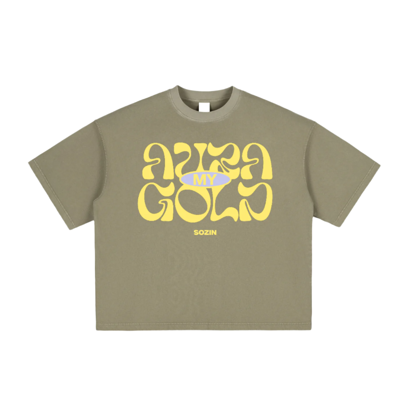 "MY AURA GOLD" Aura-Cut Vintage Box Tee (SOZIN EXCLUSIVE)