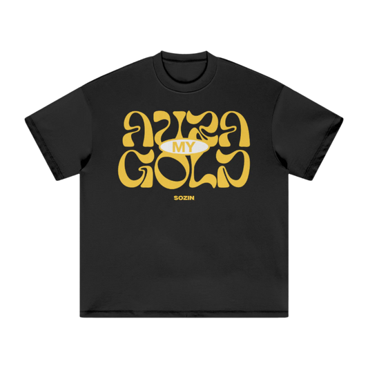 "MY AURA GOLD" Heavyweight Tee