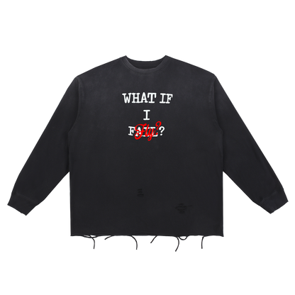 'WHAT IF I FLY?' ASHLINE CUT TEE