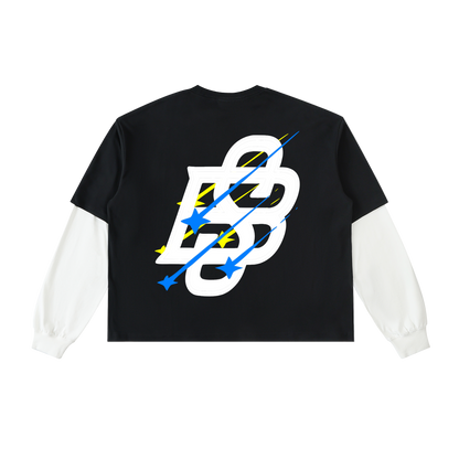 'STARDOG' CONTRAST SLEEVE TEE