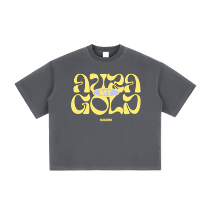 "MY AURA GOLD" Aura-Cut Vintage Box Tee (SOZIN EXCLUSIVE)