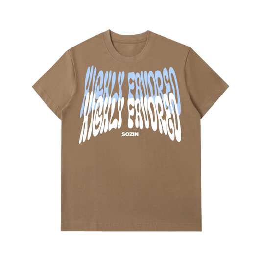 "HIGHLY FAVORED" Essential Fit Heavy Tee