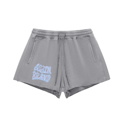 "SOZIN BRAND" Raw Edge Drawstring Shorts(WOMENS)