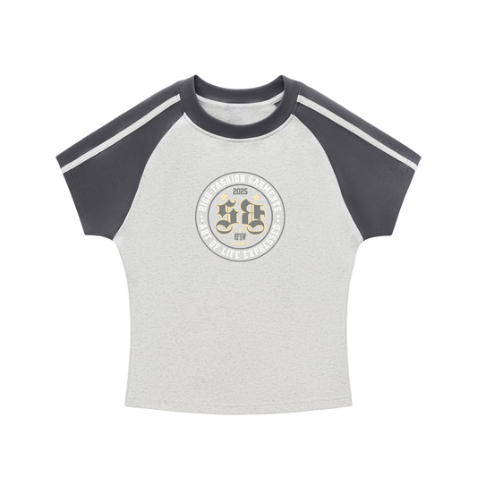 SOZIN© STRIPED CROP TEE