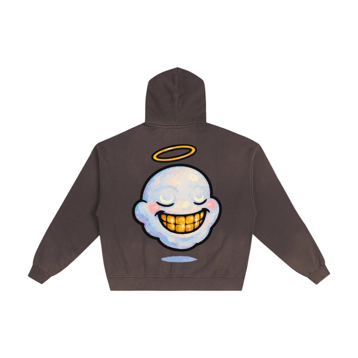 "HIGHLY FAVORED" Torn Double zip hoodie