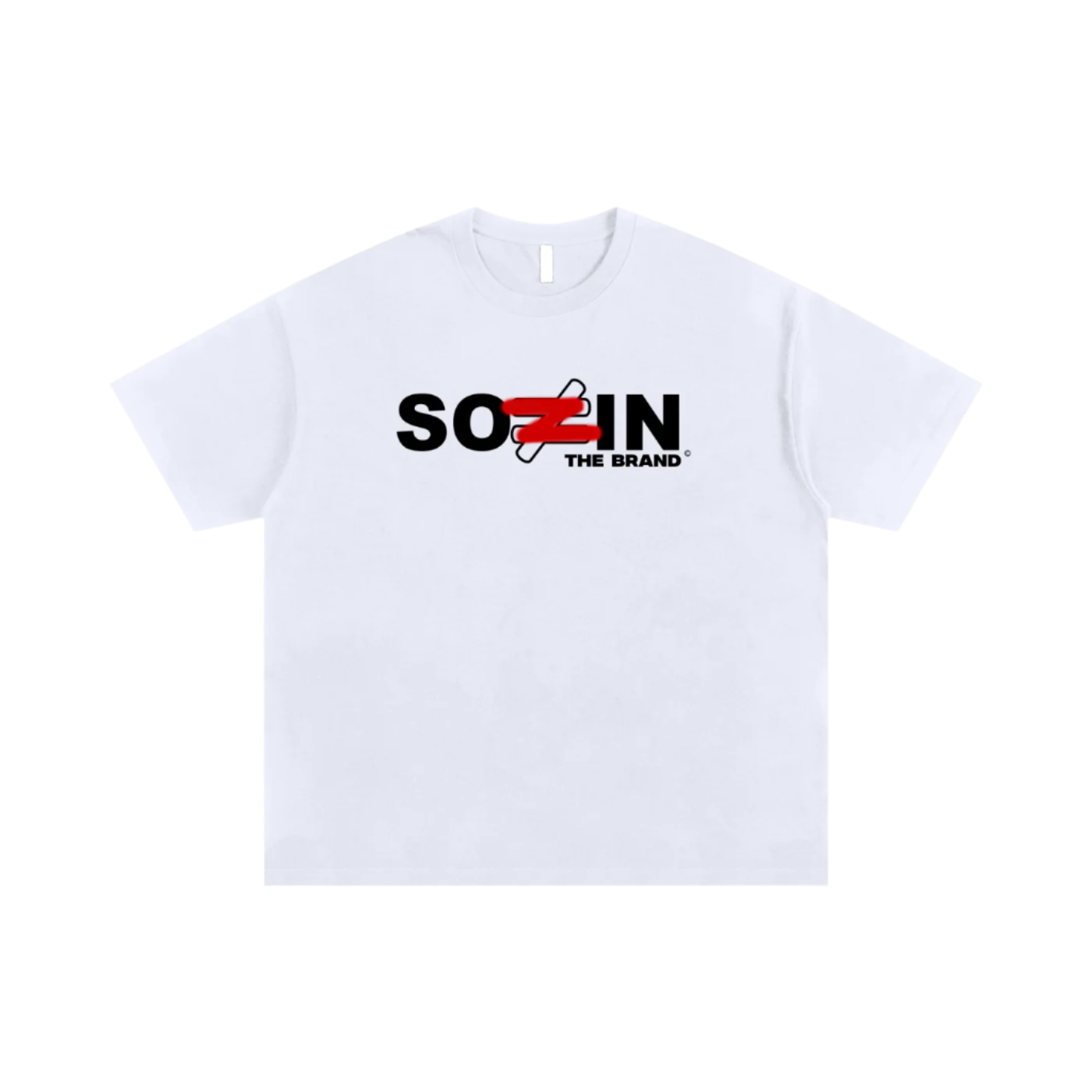 SOZIN "≠" OVERSIZED TEE (WHITE)