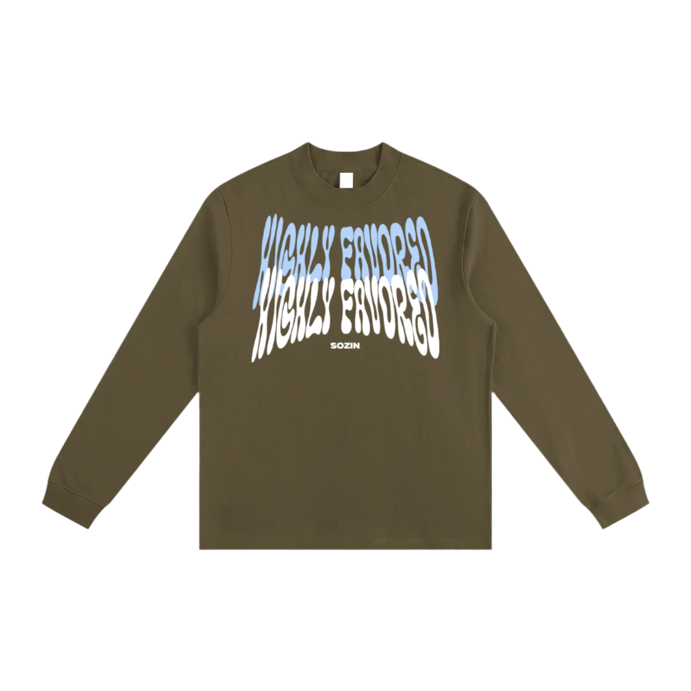 "HIGHLY FAVORED" Mock Neck Sweatshirt