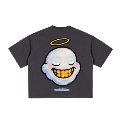 "HIGHLY FAVORED" Aura Cut Boxy Tee