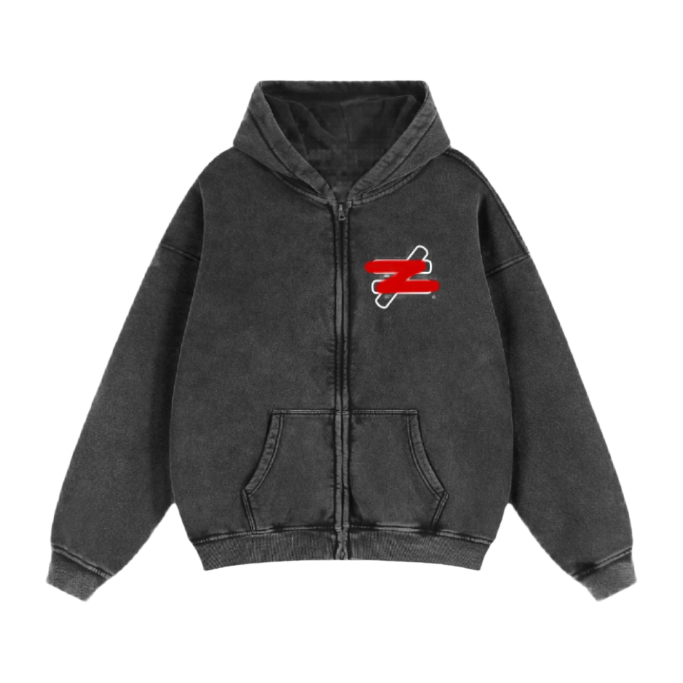 SOZIN ORIGINAL BOXY DOUBLE ZIP HOODIE