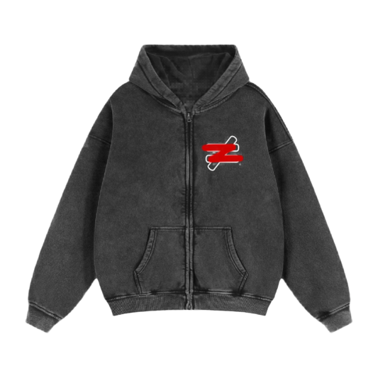 SOZIN ORIGINAL BOXY DOUBLE ZIP HOODIE