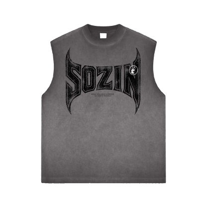 CUTOFF BRAND TEE -ASH-