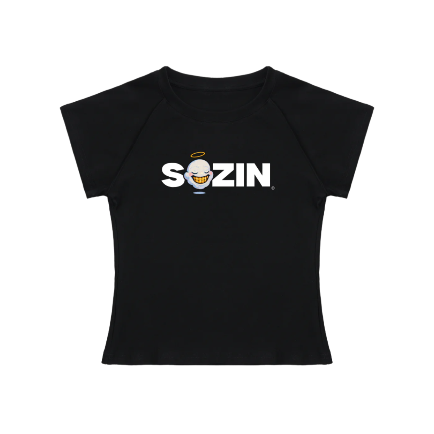 "BLESSED SOZIN" Raglan Sleeve Bodycon Top(WOMENS)
