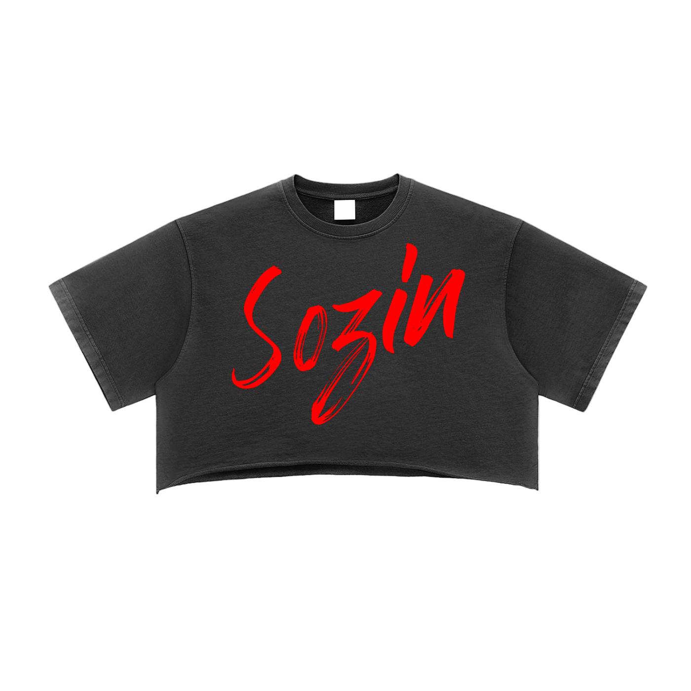 SOZIN© RAW EDGE CROP TOP