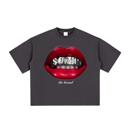 'RED KISS' BOXY TEE
