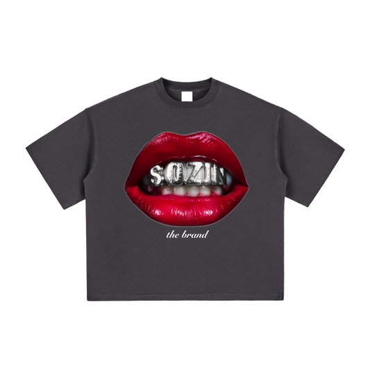 'RED KISS' BOXY TEE