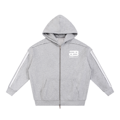 SOZINbrand© TAPE-STITCHED HOODIE