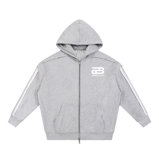 SOZINbrand© TAPE-STITCHED HOODIE
