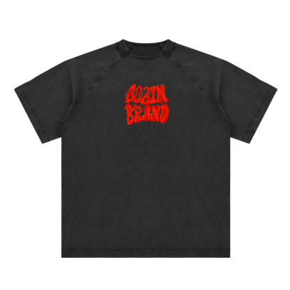 SOZIN BRAND Vintage Raglan Cotton Tee