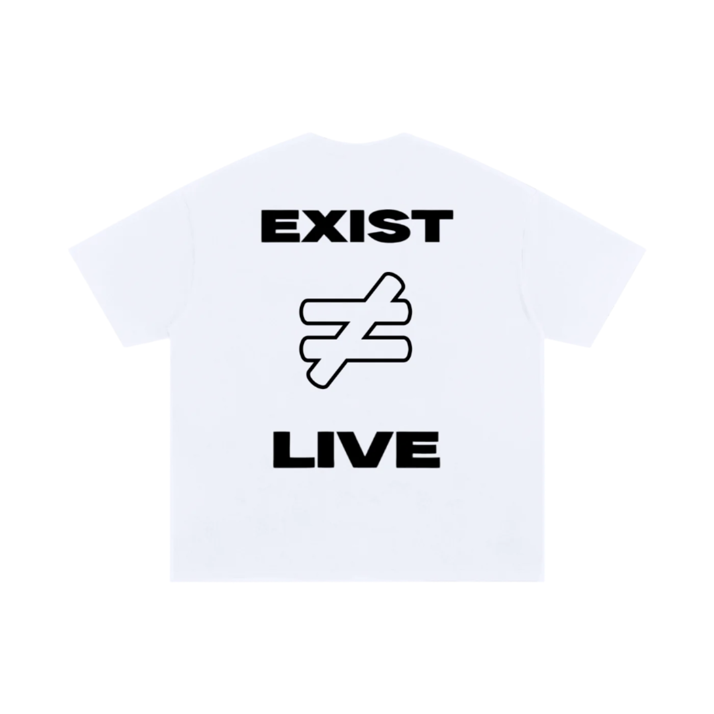 SOZIN "≠" OVERSIZED TEE (WHITE)