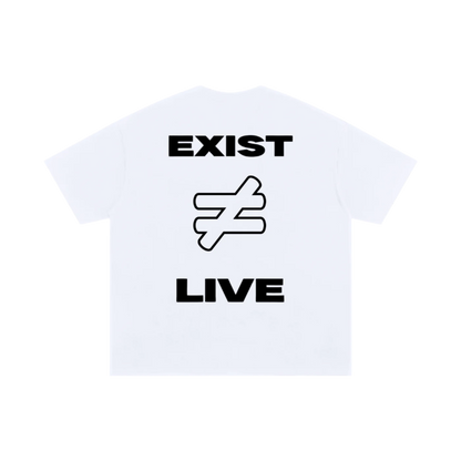 SOZIN "≠" OVERSIZED TEE (WHITE)