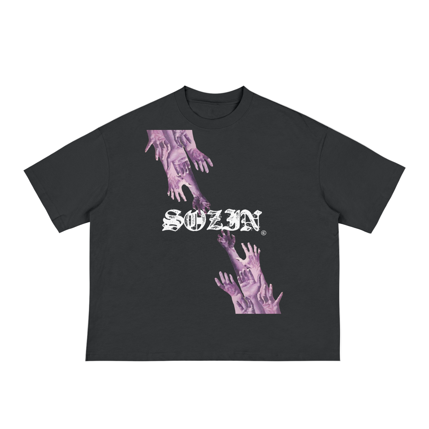 'CLUTCH NO GHOSTS' CLASSIC BOXY TEE