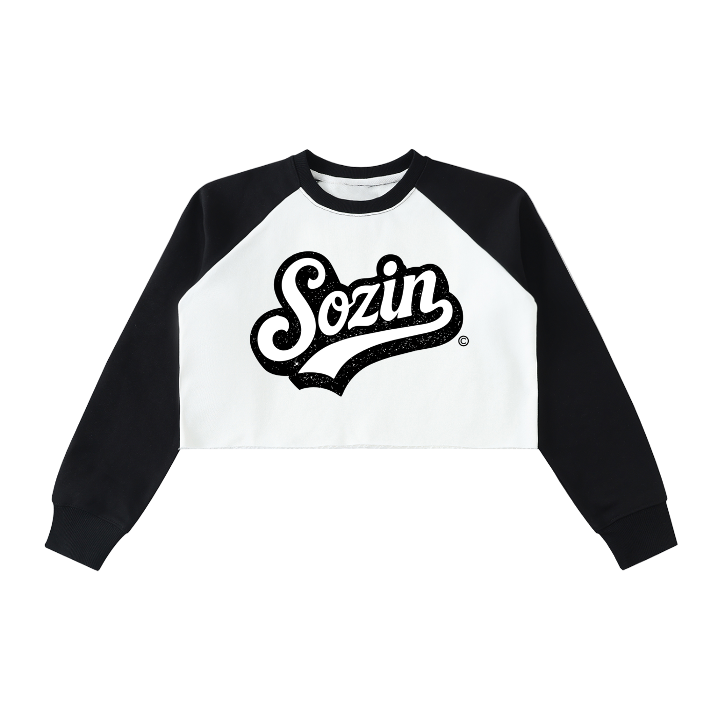 SOZIN© RETRO CROP SWEATSHIRT