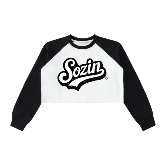 SOZIN© RETRO CROP SWEATSHIRT