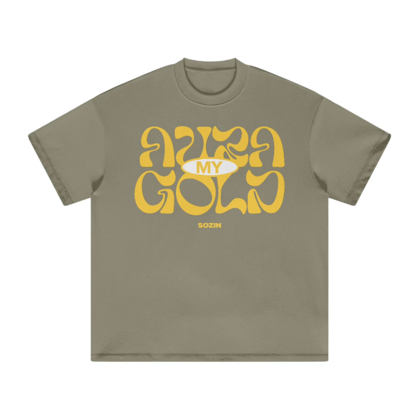 "MY AURA GOLD" Heavyweight Tee