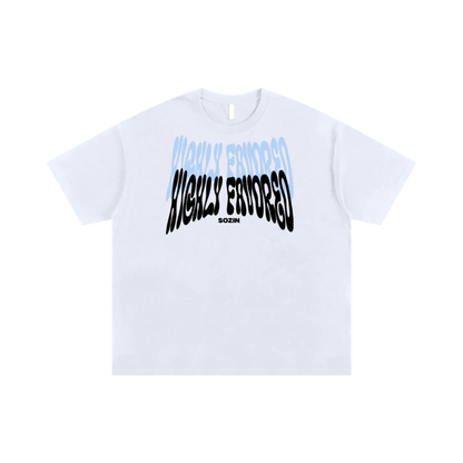 *WITH DESIGN ON BACK* "HIGHLY FAVORED" Oversized Tee