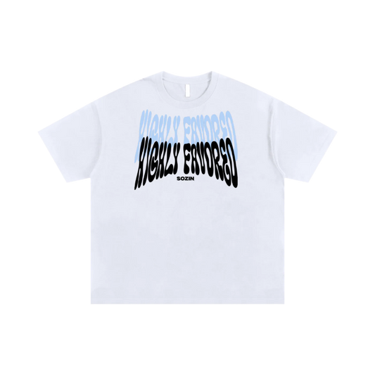 *WITH DESIGN ON BACK* "HIGHLY FAVORED" Oversized Tee