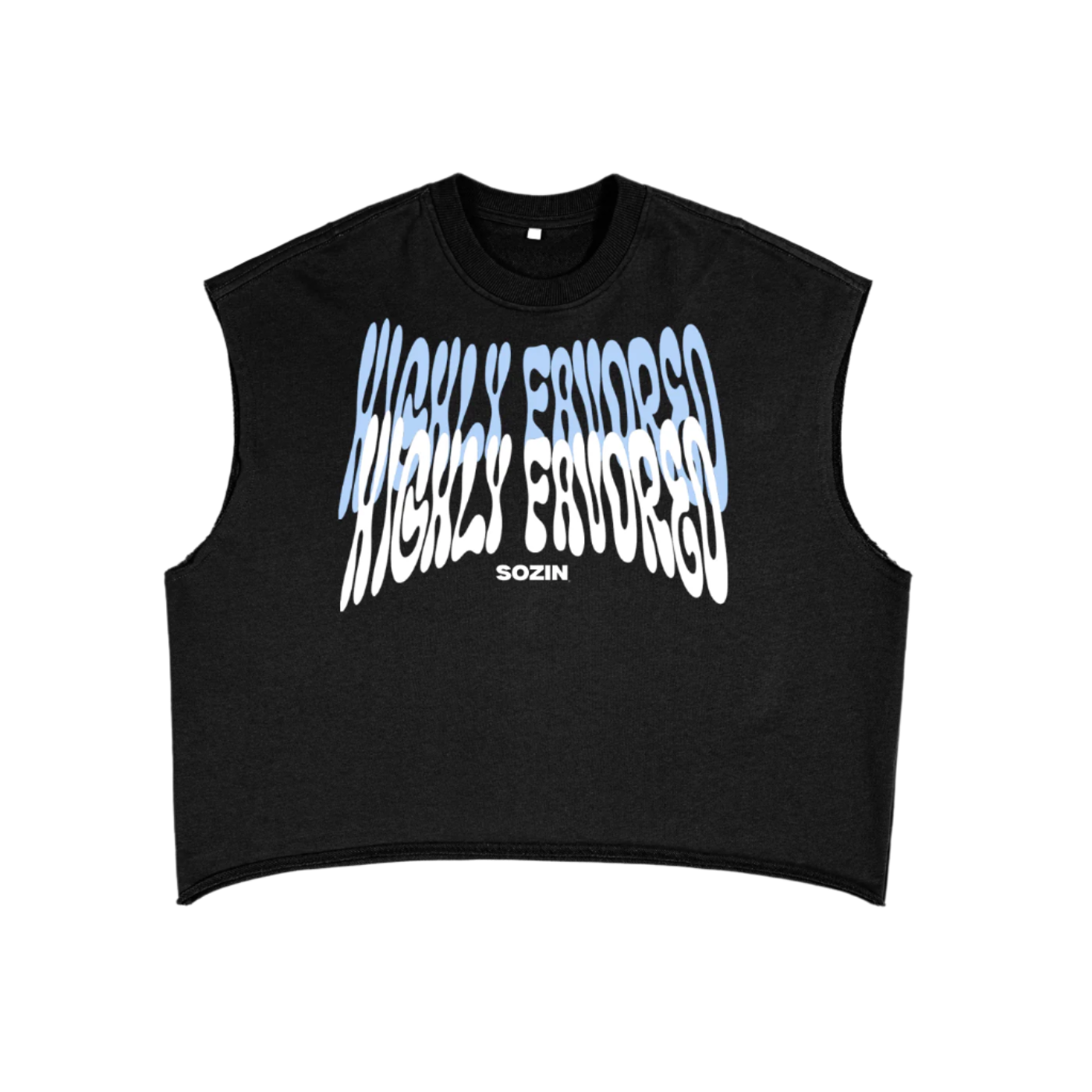 "HIGHLY FAVORED" Boxy Crop Tank
