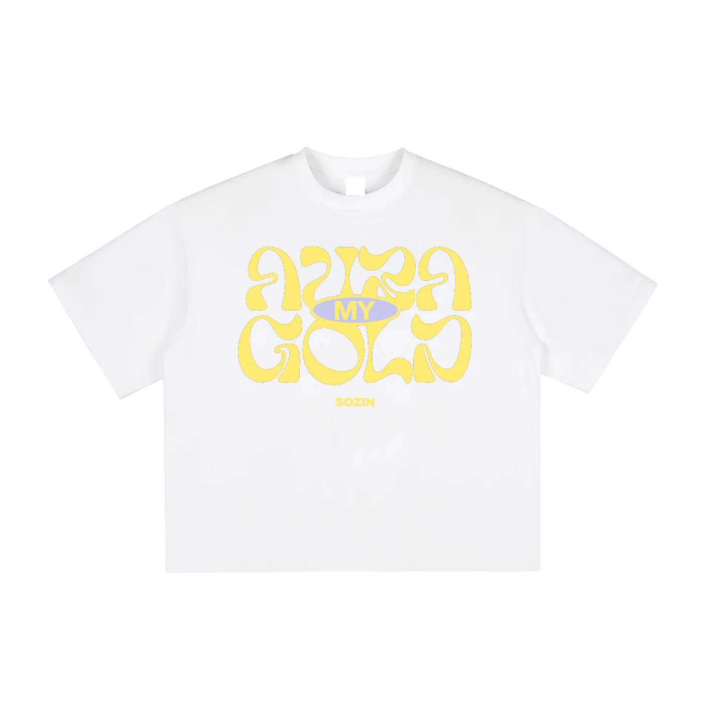 "MY AURA GOLD" Aura-Cut Vintage Box Tee (SOZIN EXCLUSIVE)