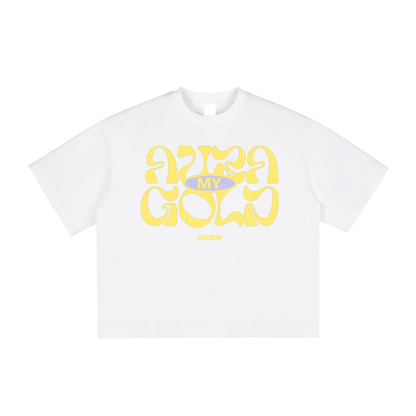 "MY AURA GOLD" Aura-Cut Vintage Box Tee (SOZIN EXCLUSIVE)