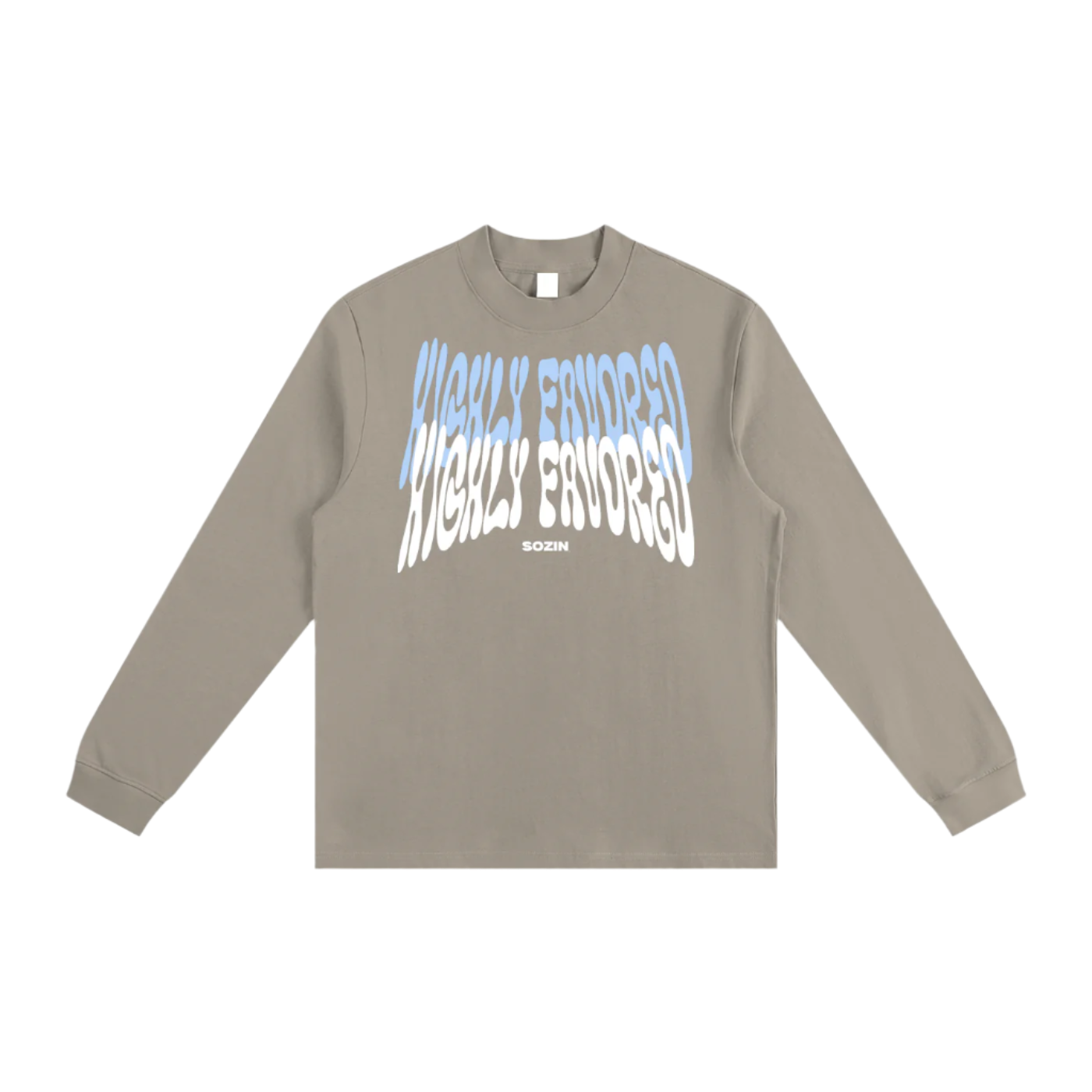 "HIGHLY FAVORED" Mock Neck Sweatshirt