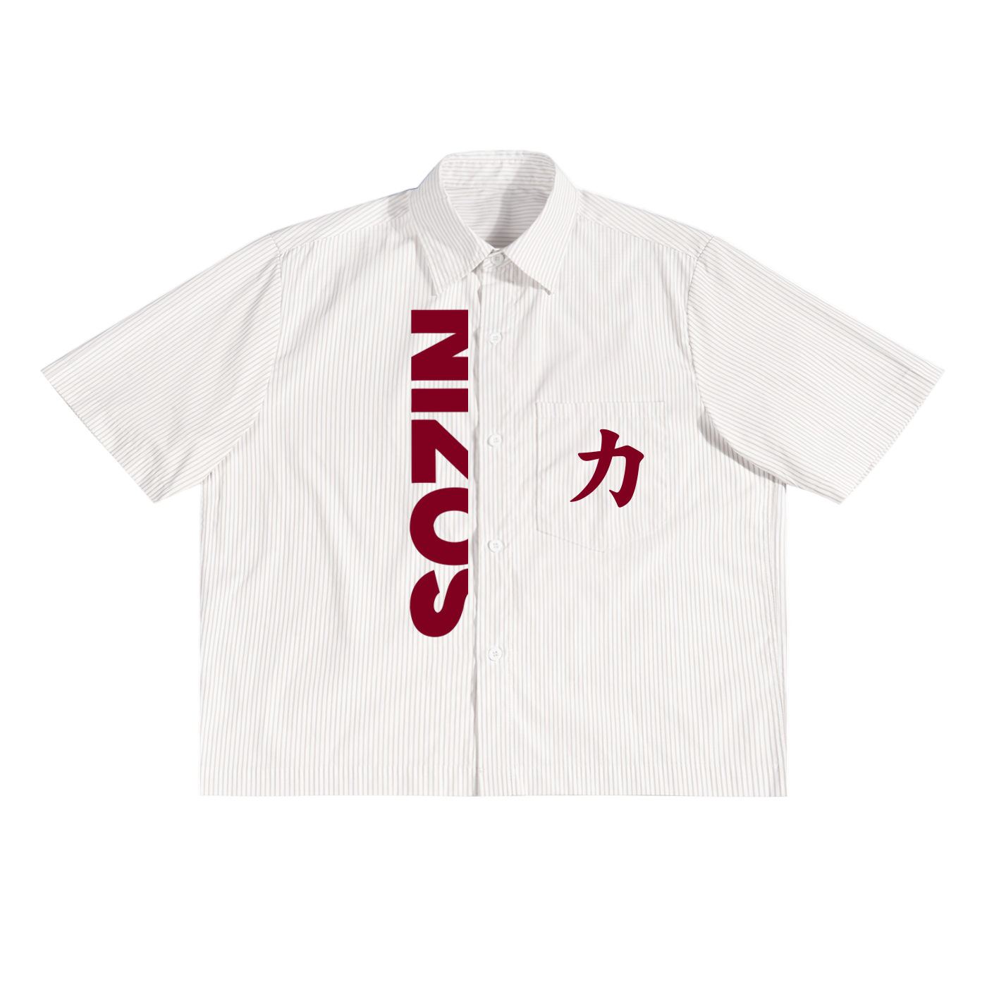 'STRENGTH' BOXY BUTTON DOWN