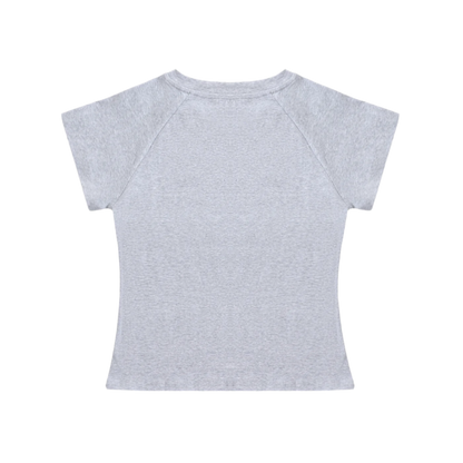 "BLESSED SOZIN" Raglan Sleeve Bodycon Top(WOMENS)