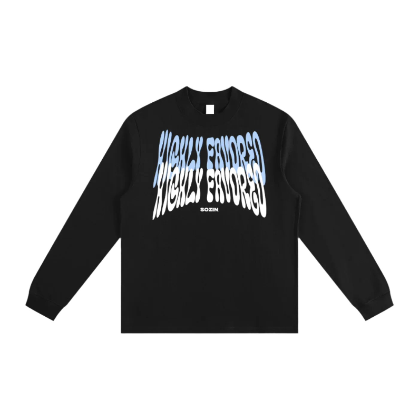 "HIGHLY FAVORED" Mock Neck Sweatshirt