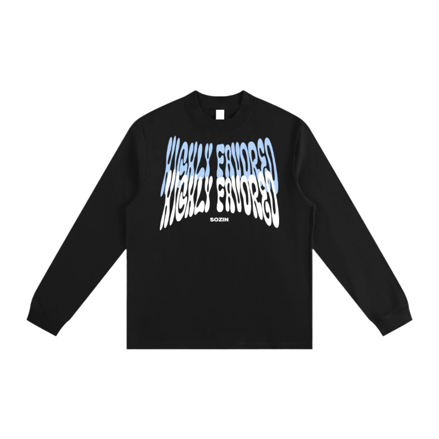 "HIGHLY FAVORED" Mock Neck Sweatshirt