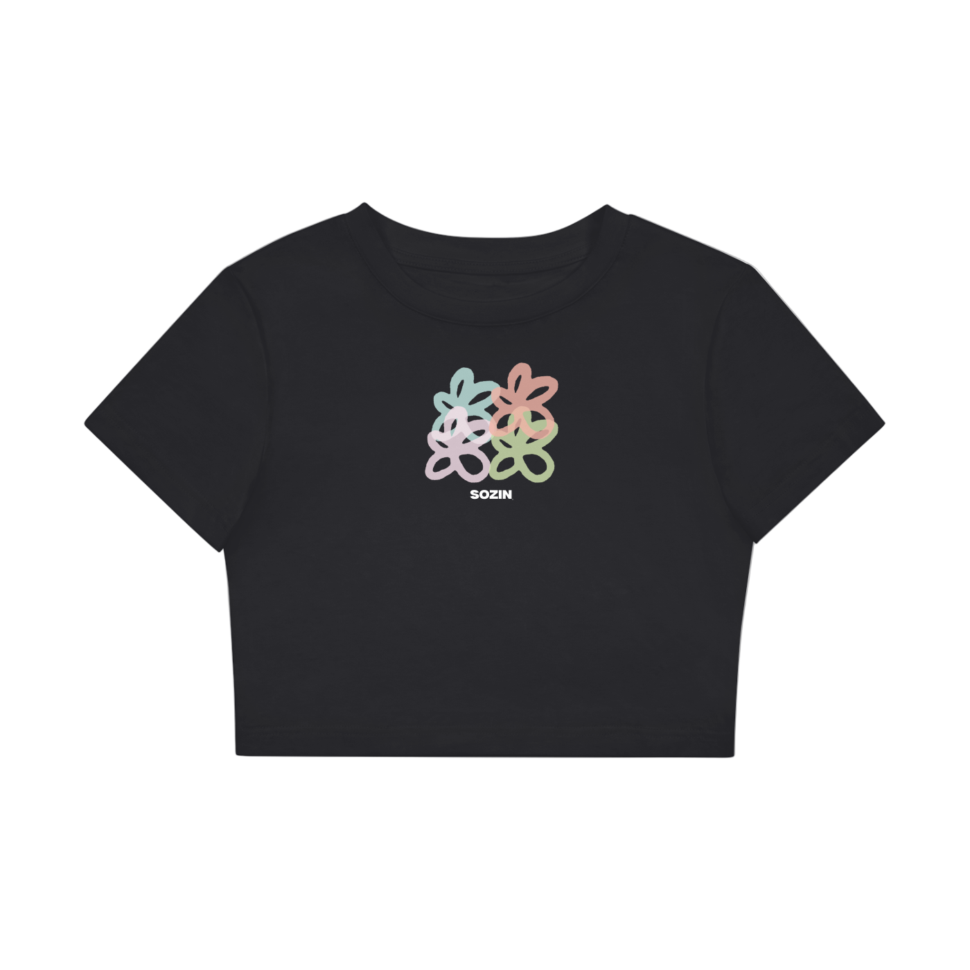 'YOUR FLOWERS'  CROP TEE
