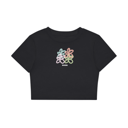 'YOUR FLOWERS'  CROP TEE