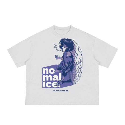 "NO MALICE" Classic Boxy Tee