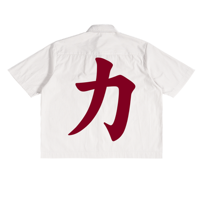 'STRENGTH' BOXY BUTTON DOWN