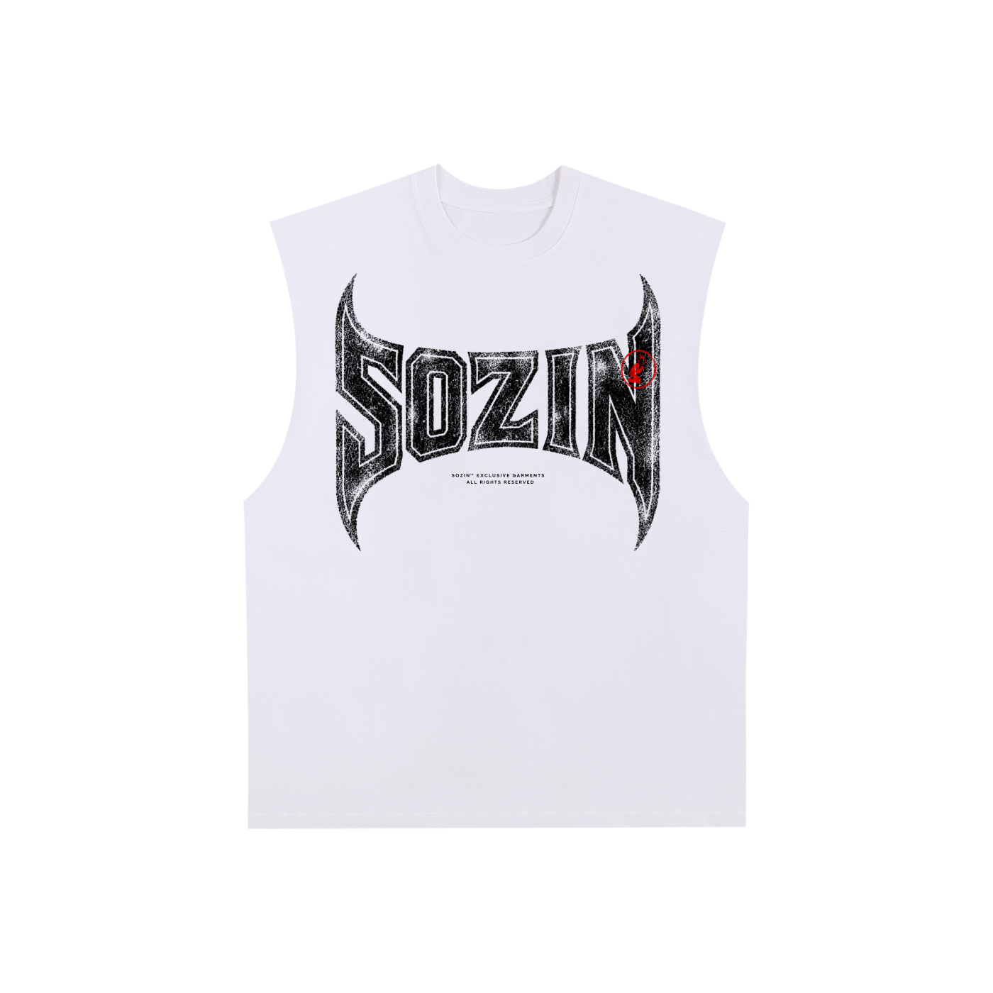 CUTOFF BRAND TEE - WHITE -