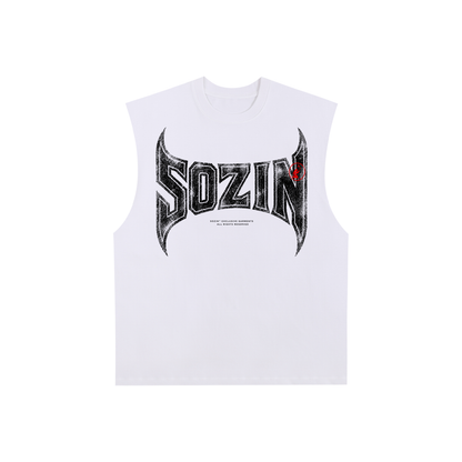 CUTOFF BRAND TEE - WHITE -
