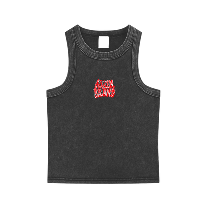 "SOZIN BRAND" Washed Tank Top(WOMENS)