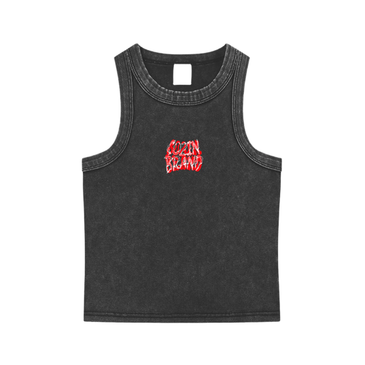 "SOZIN BRAND" Washed Tank Top(WOMENS)